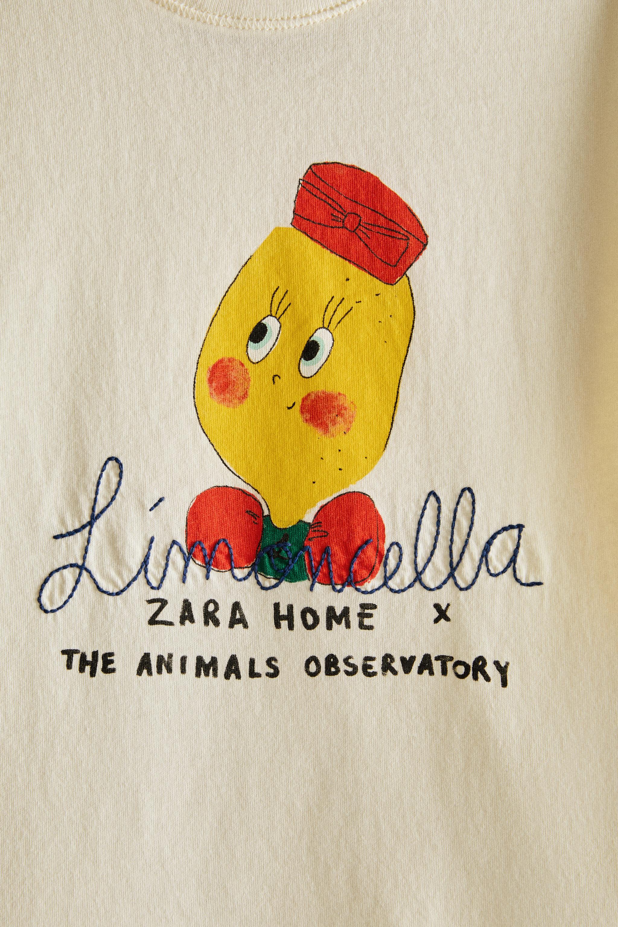 KIDS LIMONCELLA X THE ANIMALS OBSERVATORY T-SHIRT